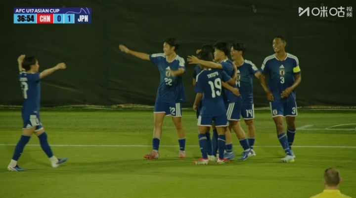 九游体育官网-丢球了！U17男足第37分钟被进球，日本队1-0领先